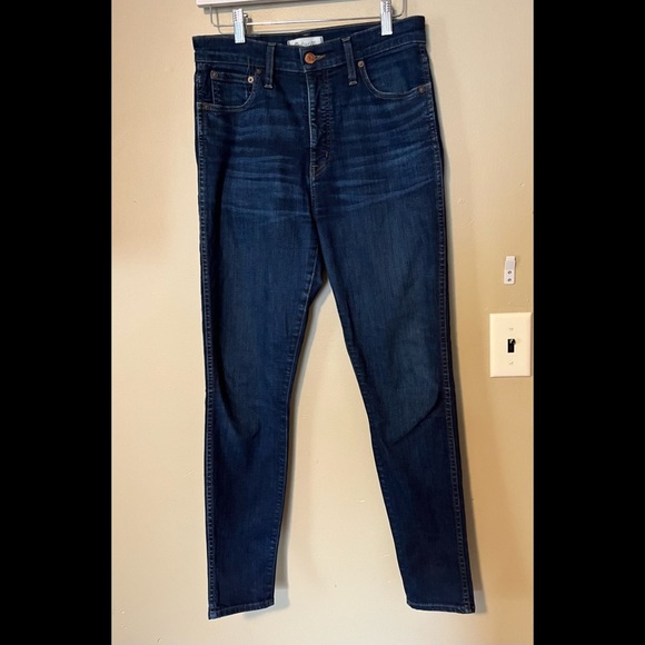 Madewell 10 Inch High Rise Skinny Jeans - Picture 2 of 9
